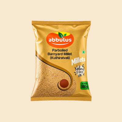 Parboiled Barnyard - kuthiraivali Millet / குதிரைவாலி 500 grams