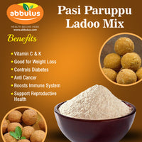 Pasi Paruppu Ladoo Mix / பாசிப்பருப்பு உருண்டை மாவு 500 grams