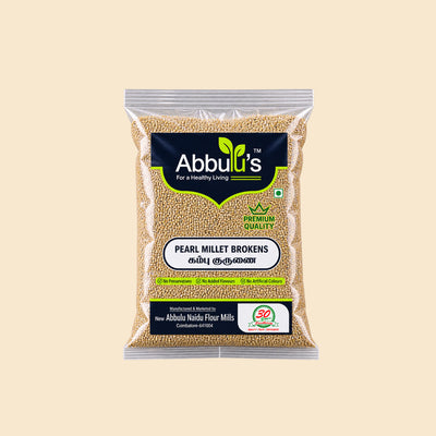 Pearl Millet Broken- Kambu / நாட்டுக்கம்பு குருணை 500 grams