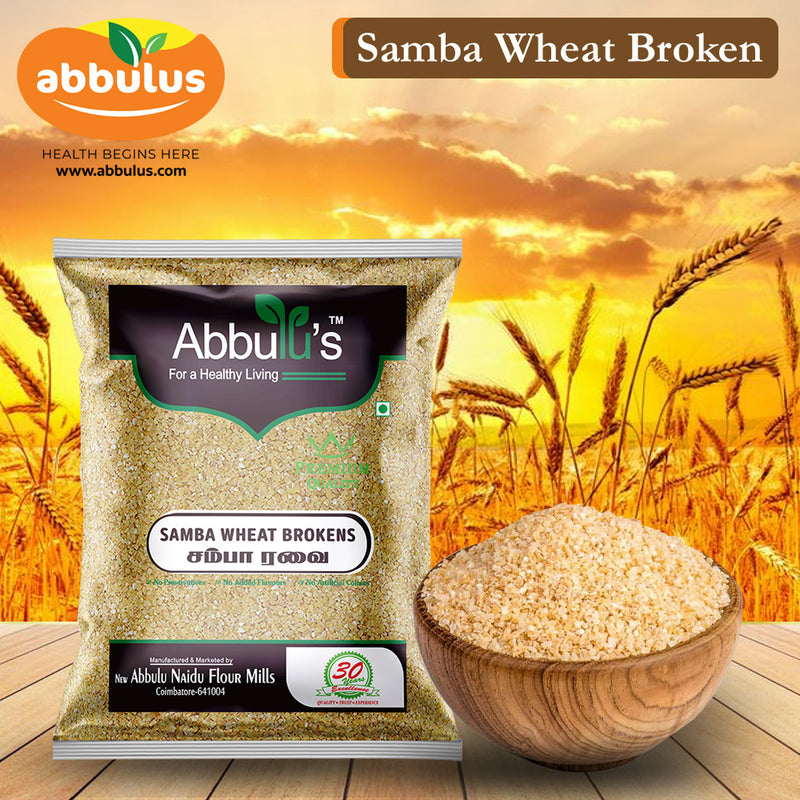 Samba wheat brokens / சம்பா ரவை