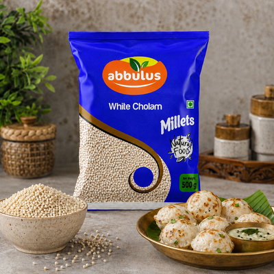 White Cholam /  வெள்ளை சோளம் 500 grams